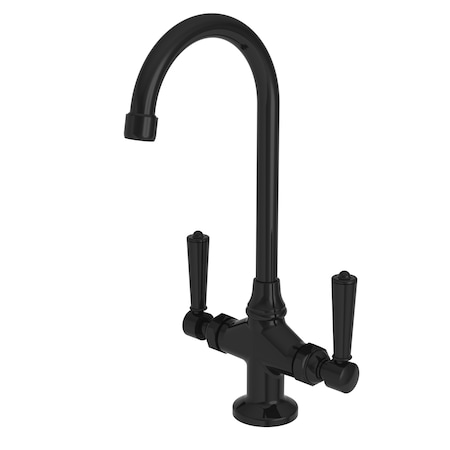 Newport Brass Prep/Bar Faucet in Gloss Black 1208/54